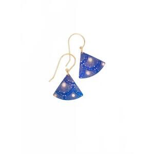 NEW HOLLY YASHI women's halley earrings in midnight blue